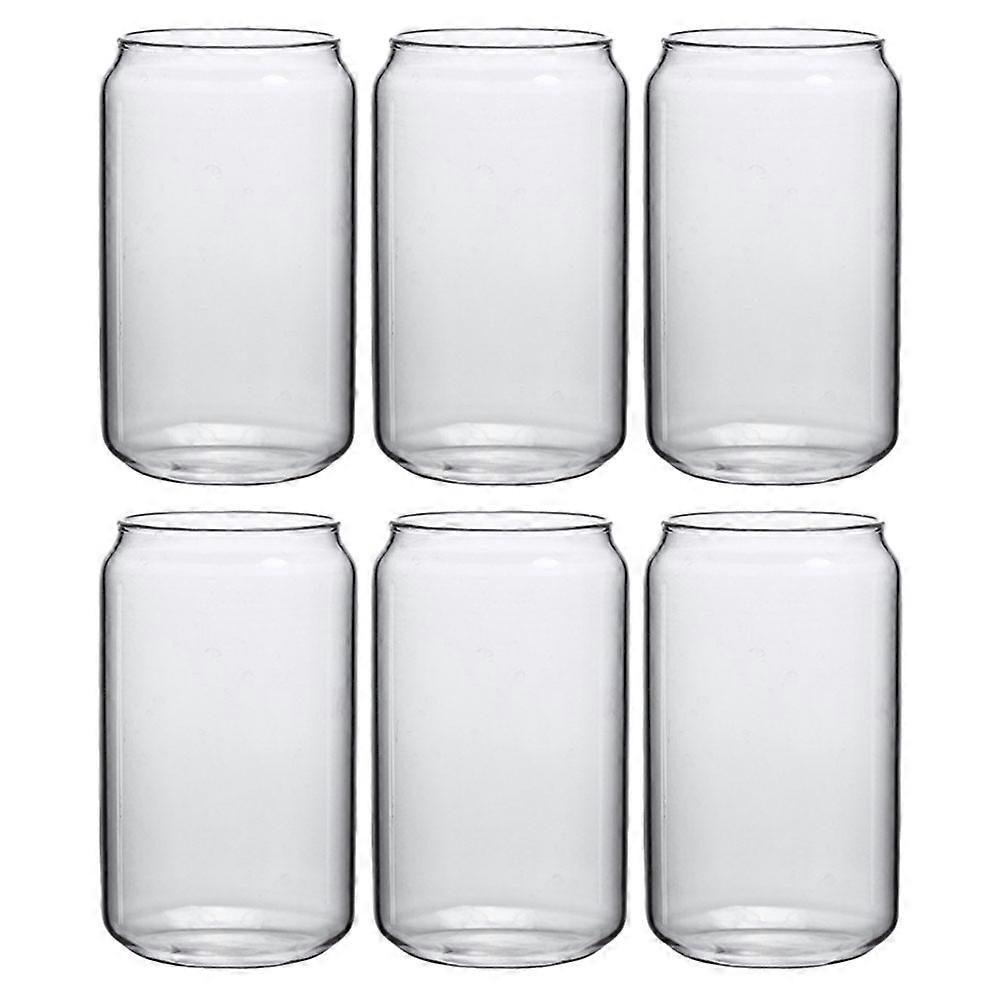 6er-Set multifunktionale, transparente Biergläser für Getränke