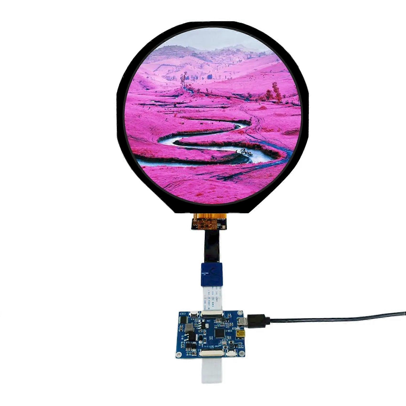 7" Round Lcd 1080x1080 Lcd Screen With Mipi Lcd Controller Board