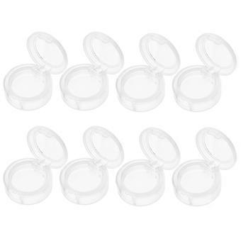 Aufbewahrungsbox für Lidschatten, Kosmetikhalter, 8-teilig, Weiß