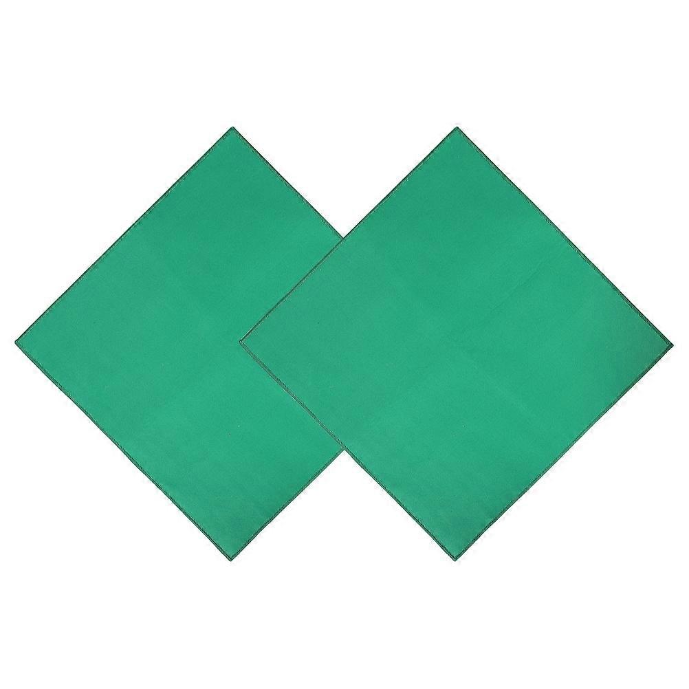 Mahjong Table Mat Noise-Reducing Cloth for Table 2Pcs Accessory