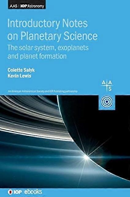 Introductory Notes On Planetary Science - Professor Kevin