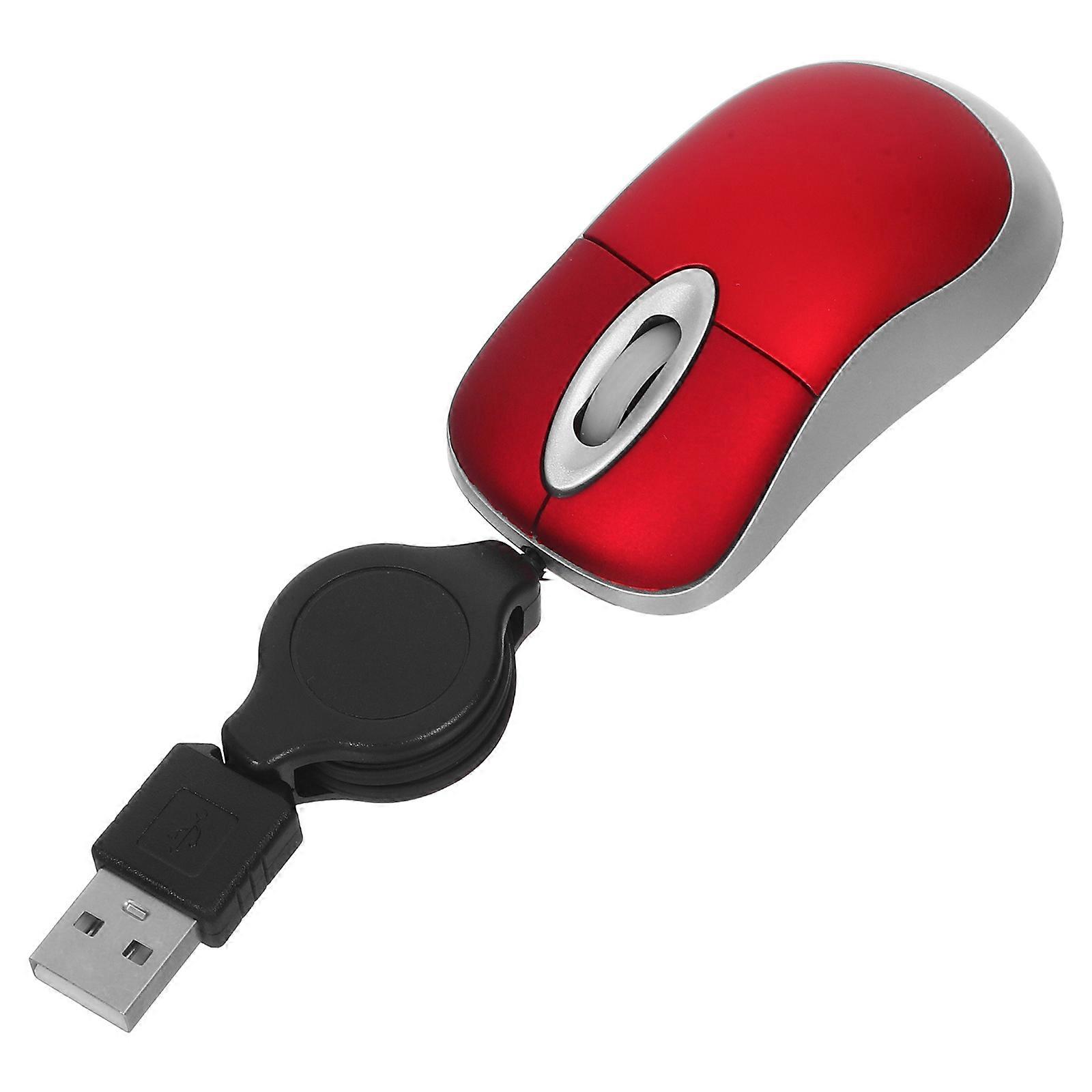 USB Mouse Creative Mini Telescopic Mouse for Home Computer Use
