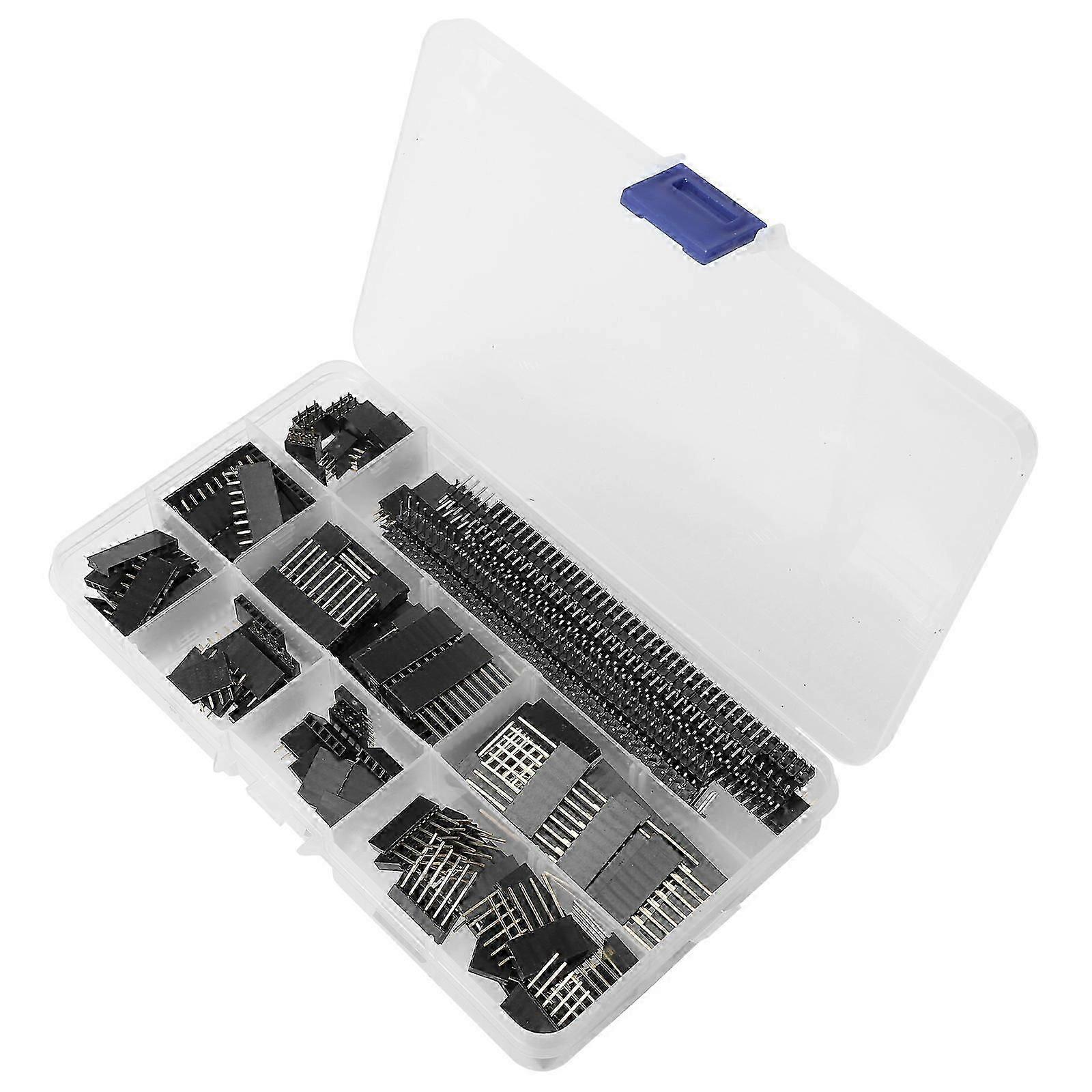 122Pcs Dual Row Ic Socket Set for Computer Solder Type Pin Adapter