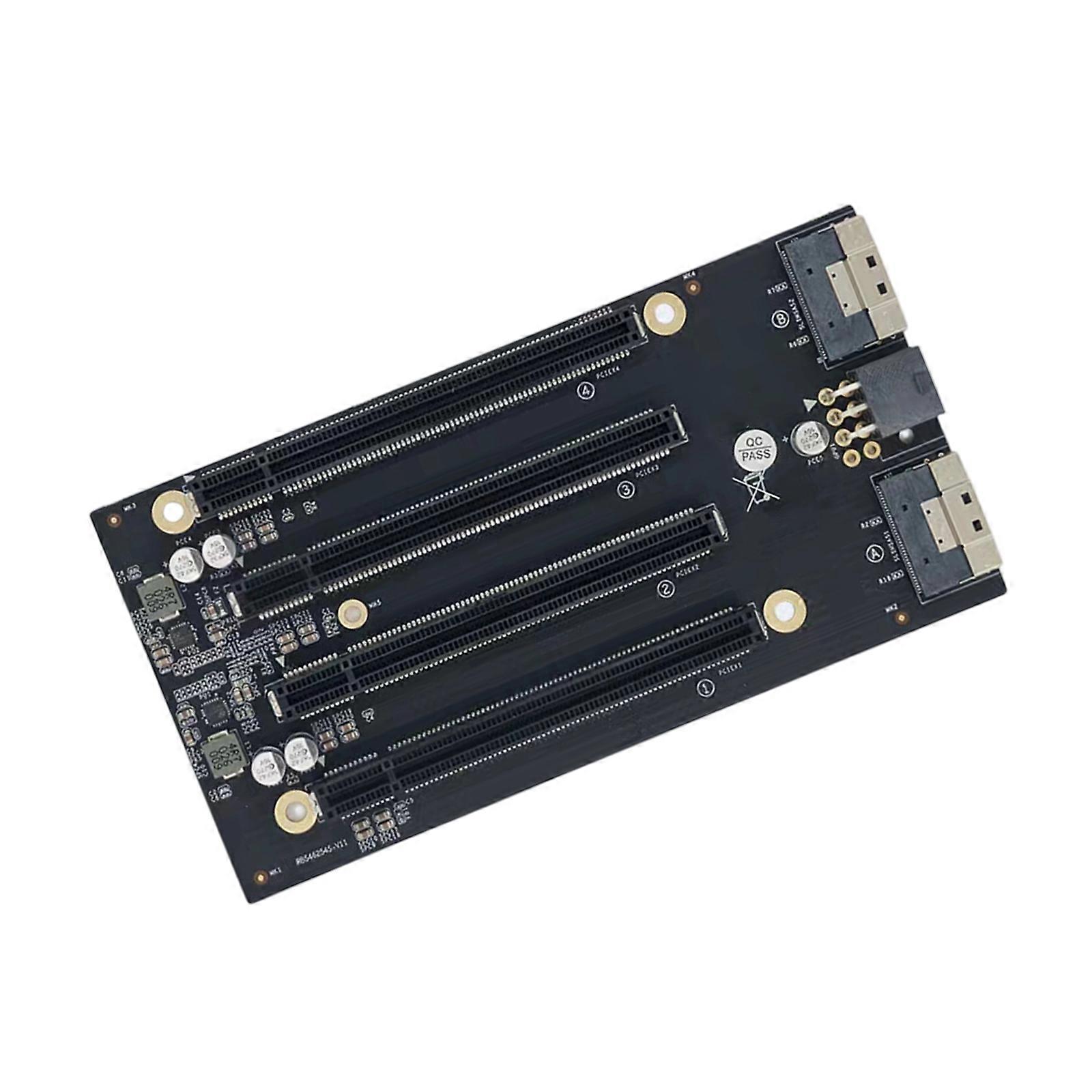 Advanced PCIe4.0 Board With Optimized Bandwidth Allocation For Efficient Expansion Of Extra Components Multicolor