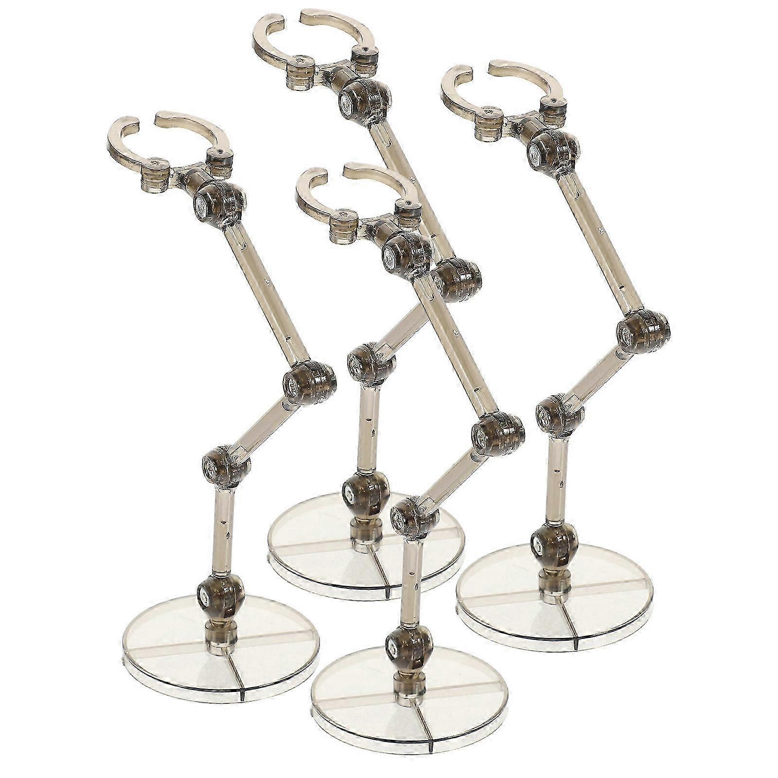 Action Figurine Support Plastic Display Stand compatible with 8Pcs Model Figures