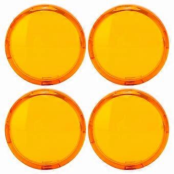 4stk 6cm/2.36in motorcykel blinklys lys linse dæksel ABS Universal motorcykel tilbehørGul