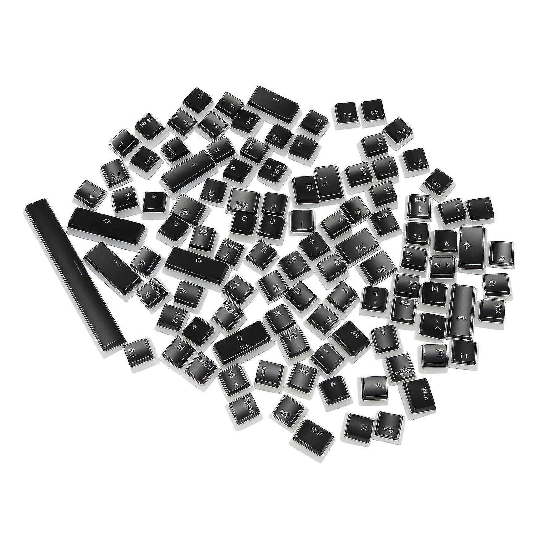 Double Lens Backlit Pbt Keycap Set,compatible With Conventional 104 Keyboard