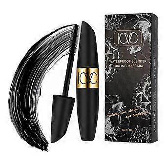Waterproof Curling Mascara in Intense Black for Longer, Thicker Lashes with Smudge-Proof and Quick-Drying Formula