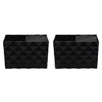 2X Salon Shear Holder compatible withStylist Scissors Rack Holder Case Hair Clips Storage Box Hairdressing Combs Organizer