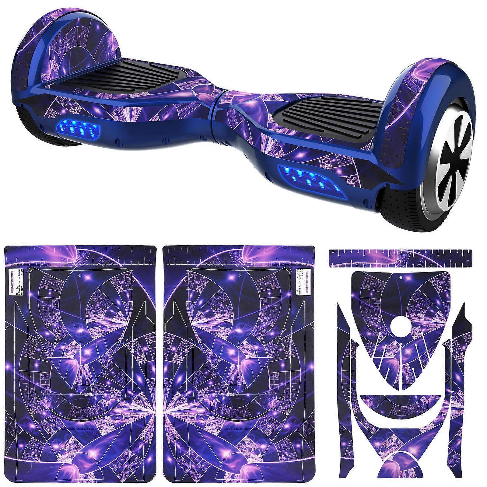 6,5 polegadas decalque para auto-equilíbrio scooter elétrico adesivo de proteção para a placa de equilíbrio (estilo aleatório)