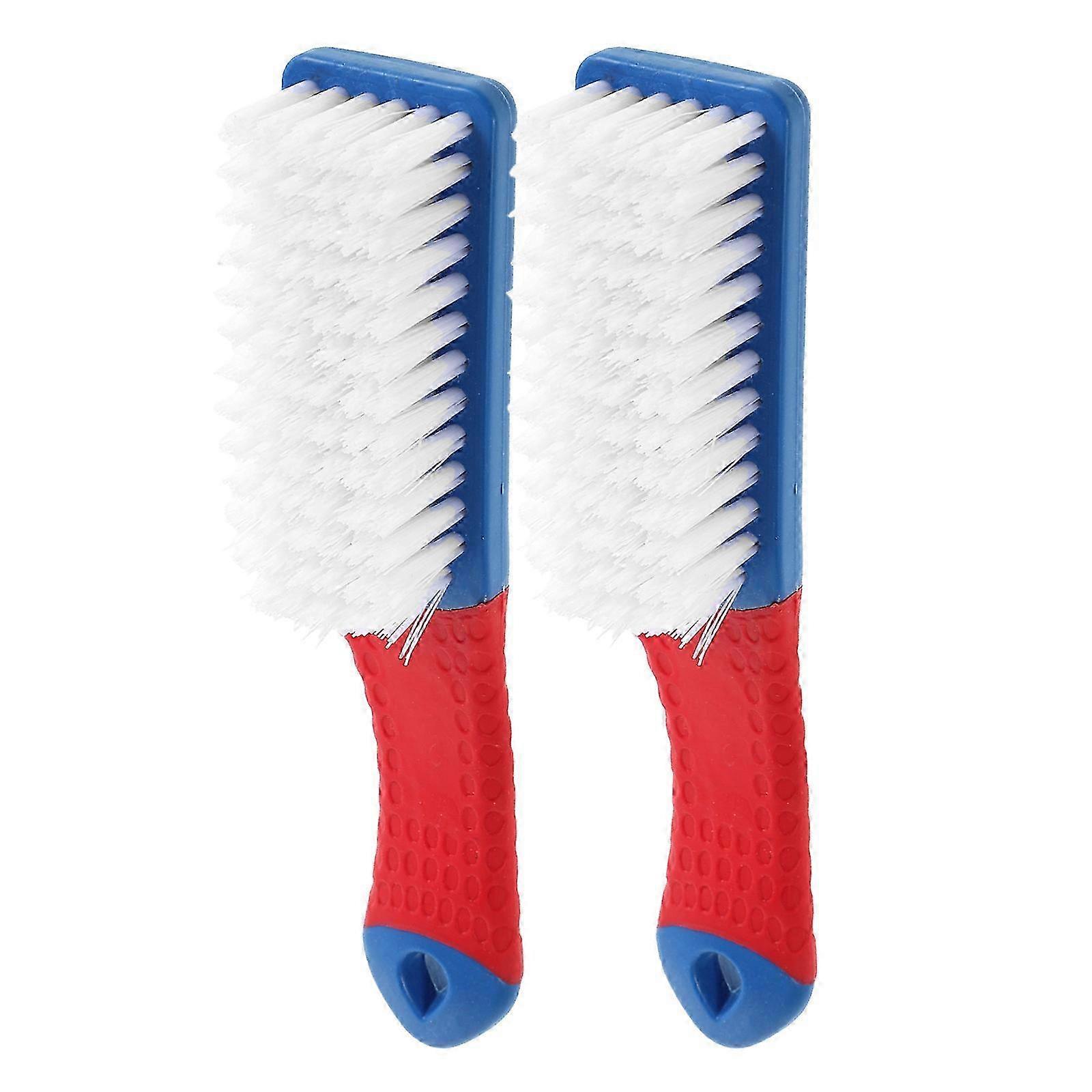Hat Brush Laundry Shoe Cleaner Soft Bristles Nano Material Rectangular Shape Everyday Use 2Pcs