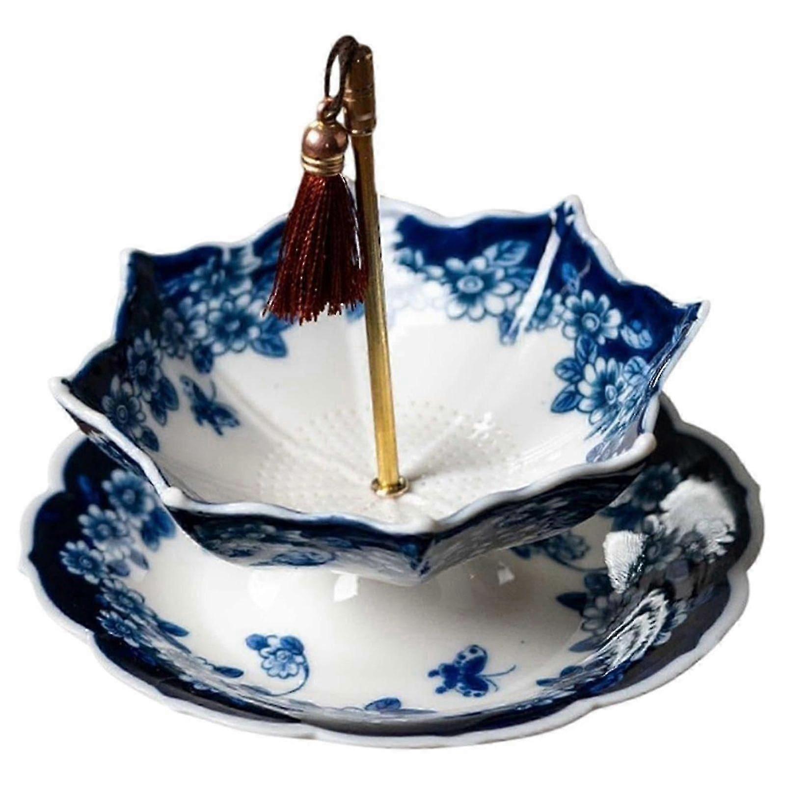 High-Temperature Ceramic Umbrellas Tea Strainer