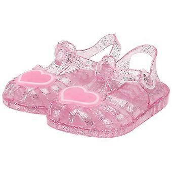 Girls Slides Household Indoor Use Red Pvc Flat Comcompatible withtable Anti-Slip Wear-Resistant 1 Pair