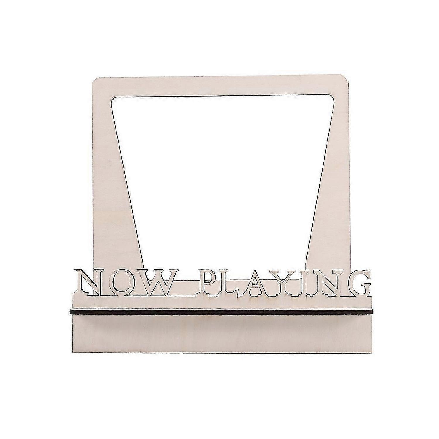Now Playing Vinyl Record Stand 3D Retro Holder