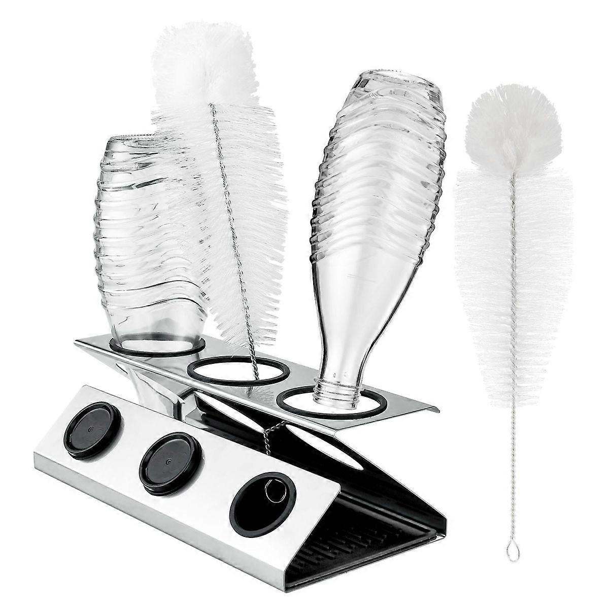 Drip holder with removable drip tray for bottles