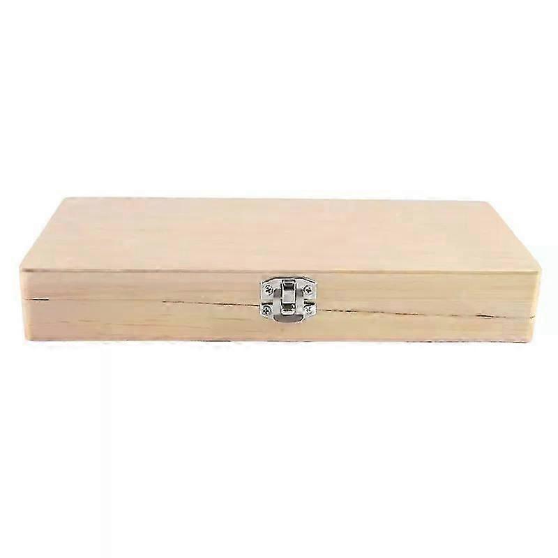 A wooden slide box for storing microscope slides, holding up to 50 slides. The microscope slide box is easy to assemble and use.