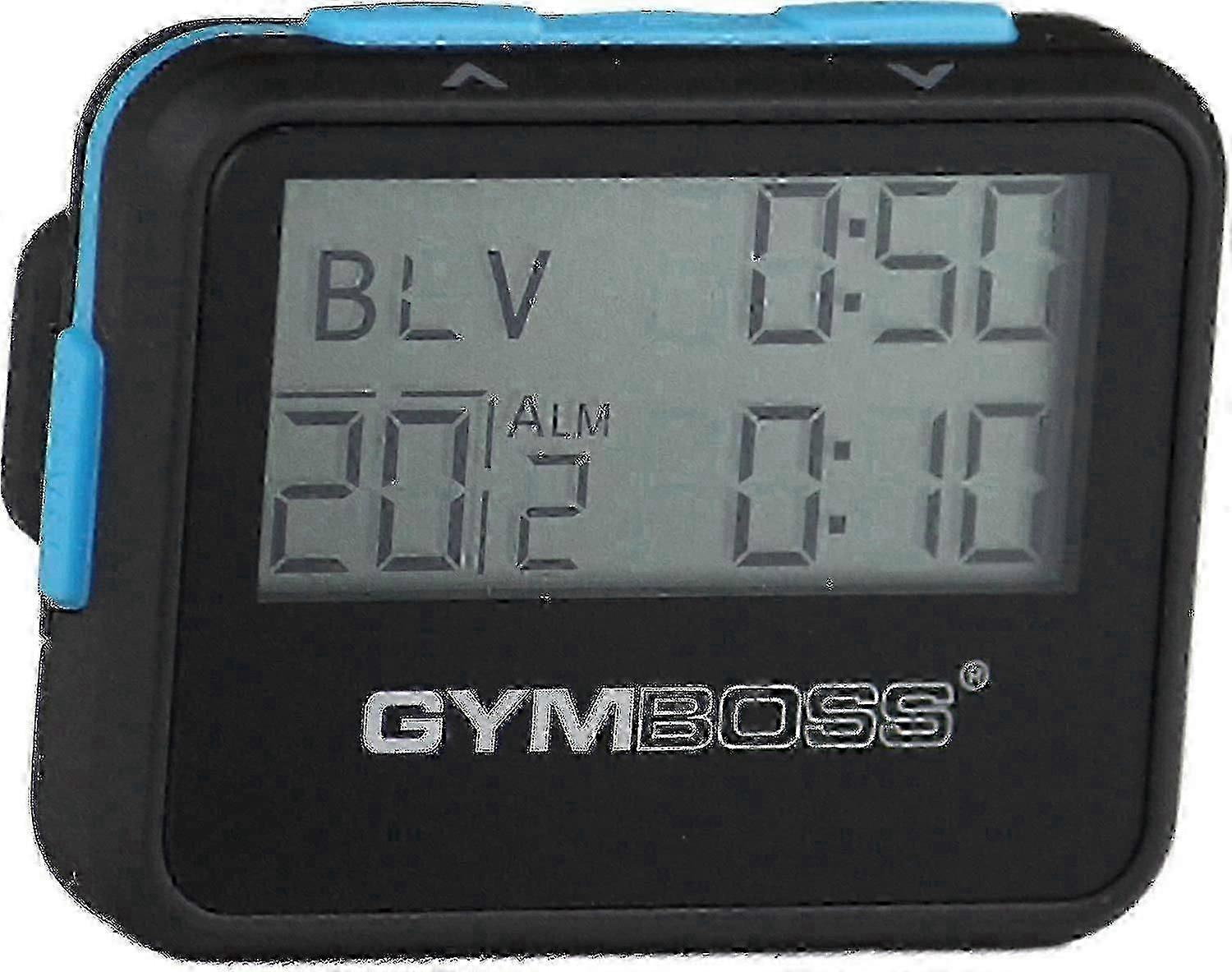 Interval Timer And Stopwatch - Black/blue Softcoat