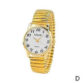 NUOVO Orologio da polso unisex al quarzo con cinturino estensibile ♤ Donna ^uk| 26-27