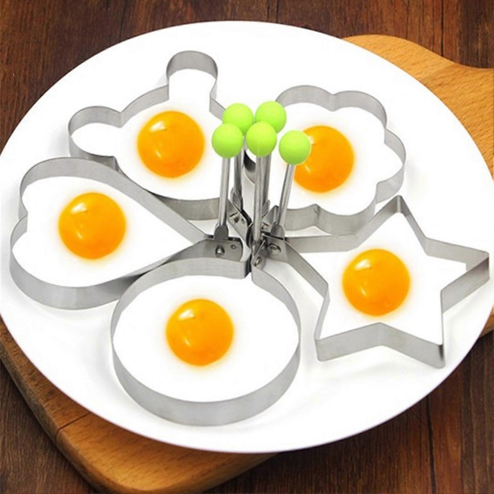 Egg Ring Set, Non Stick Cooking Mold for Breakfast and Griddle
