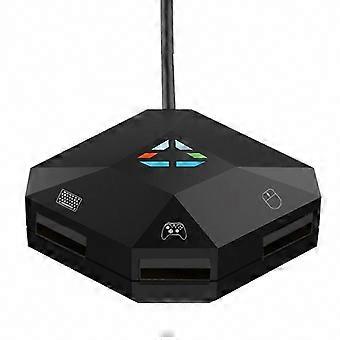 Tastatur- und Maussteuerung aktivieren: Gaming-Tastatur- und Maus-Konverteradapter kompatibel mit Switch, PS4, PS3, One & 360