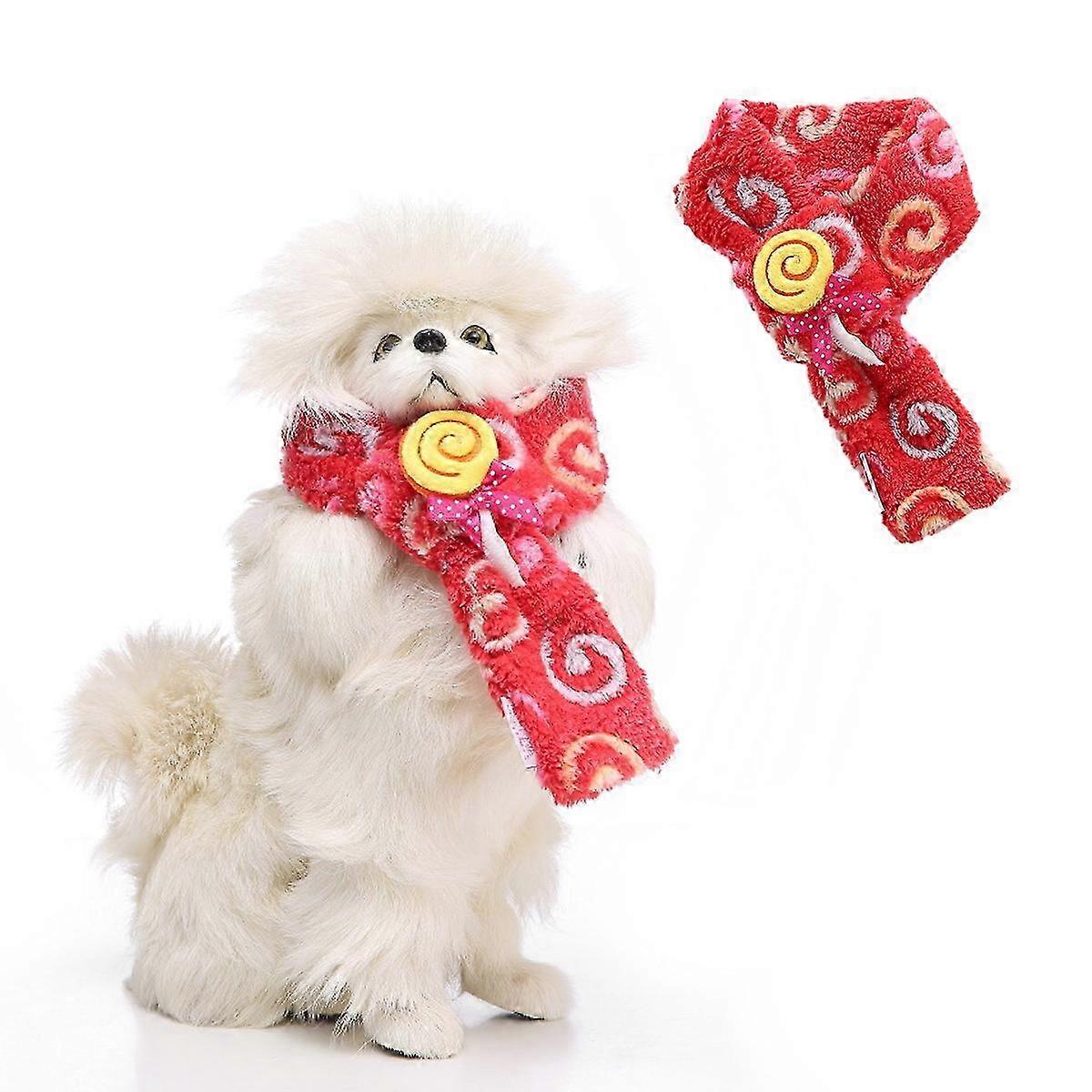 Festive Pet Scarf Easy Adjust Soft