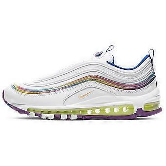 Nike Air Max 97 Weiß mit schillernden Streifen, Damen, CW2456-100