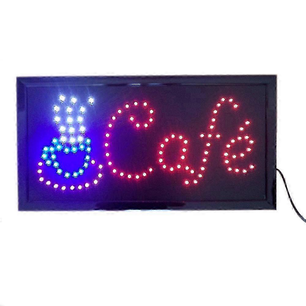Red Coffee Cup Neon Wall Sign