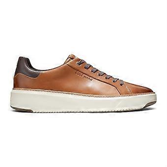 Cole Haan Men's GrandPro Tennis 2.0 Trainer C34229 Tan Brown Leather Sneakers Shoes