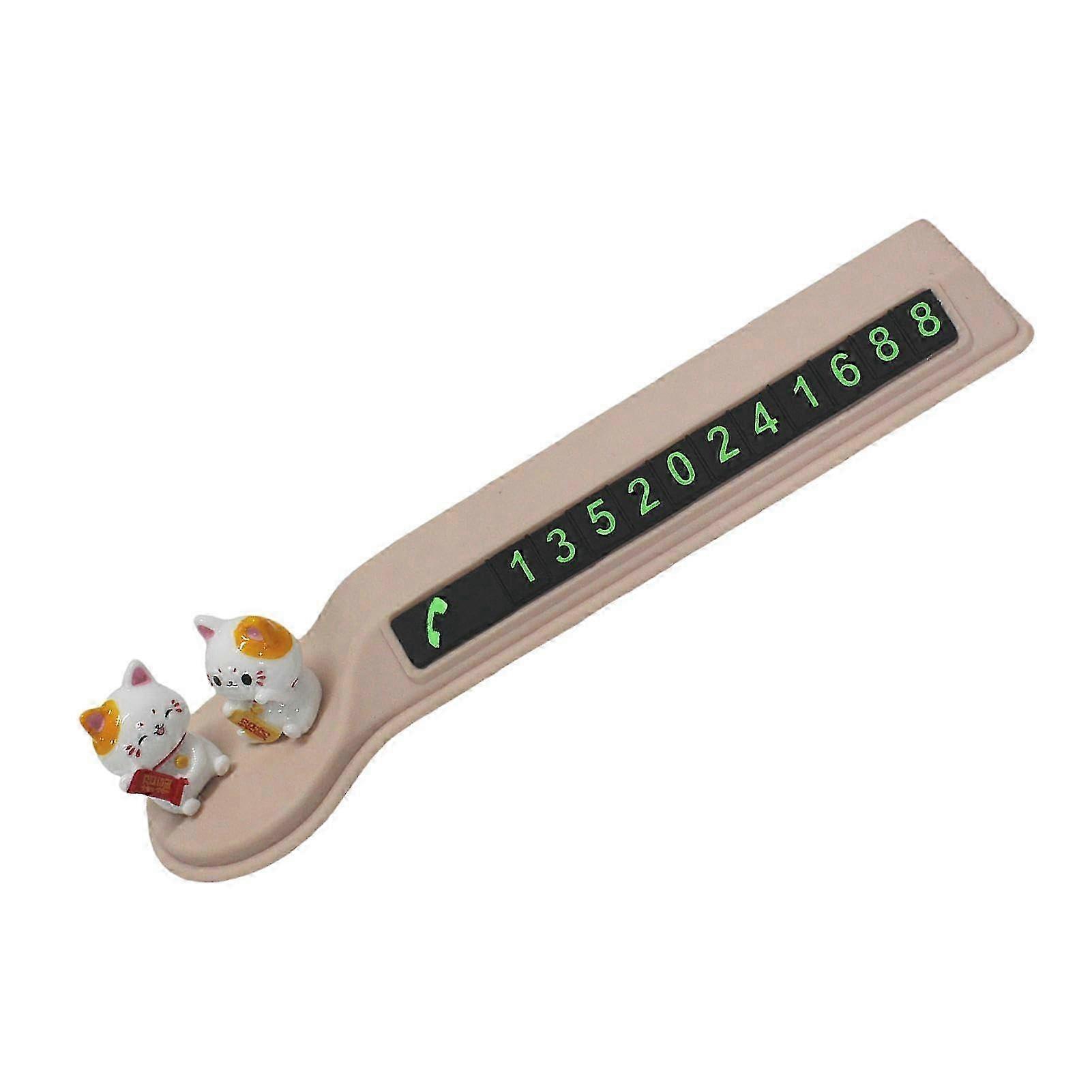 Glowing Kitten Parking Display