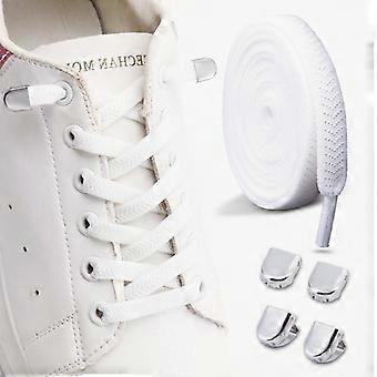 1 paar/2 paar elastische veters zonder knopen voor sneakers, geschikt voor kinderen en volwassenen.