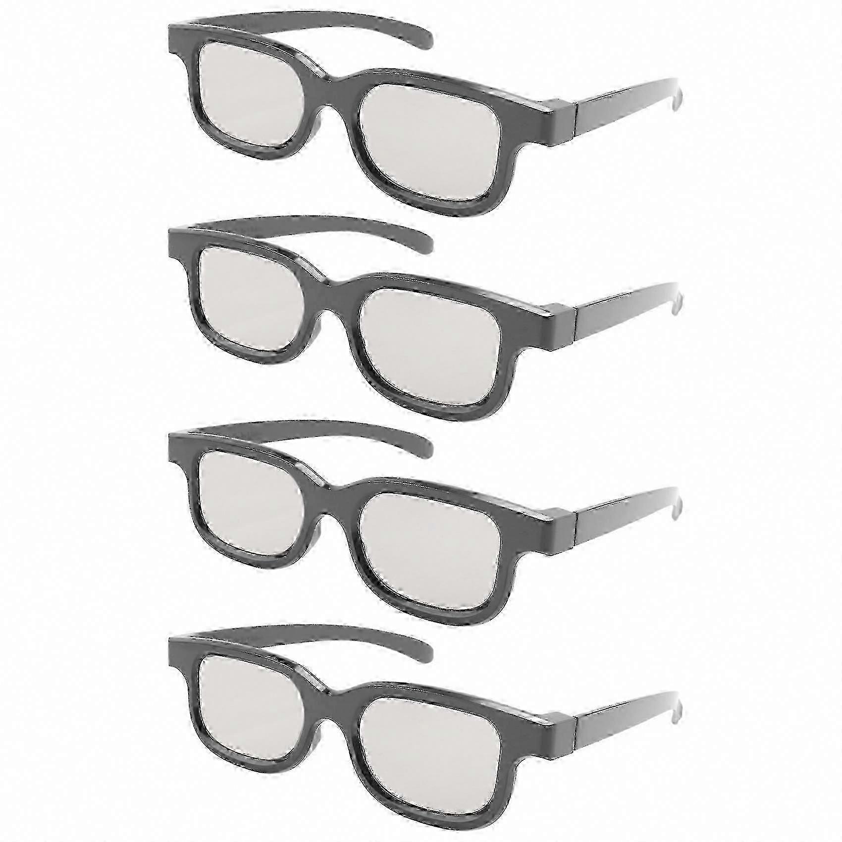 4x Polarized 3D Glasses Lightweight