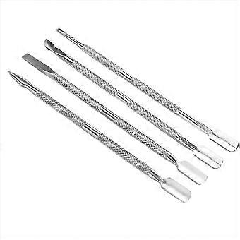 4 Pcs Manicure Tool Steel Push Piece Set Nail Care Pedicure