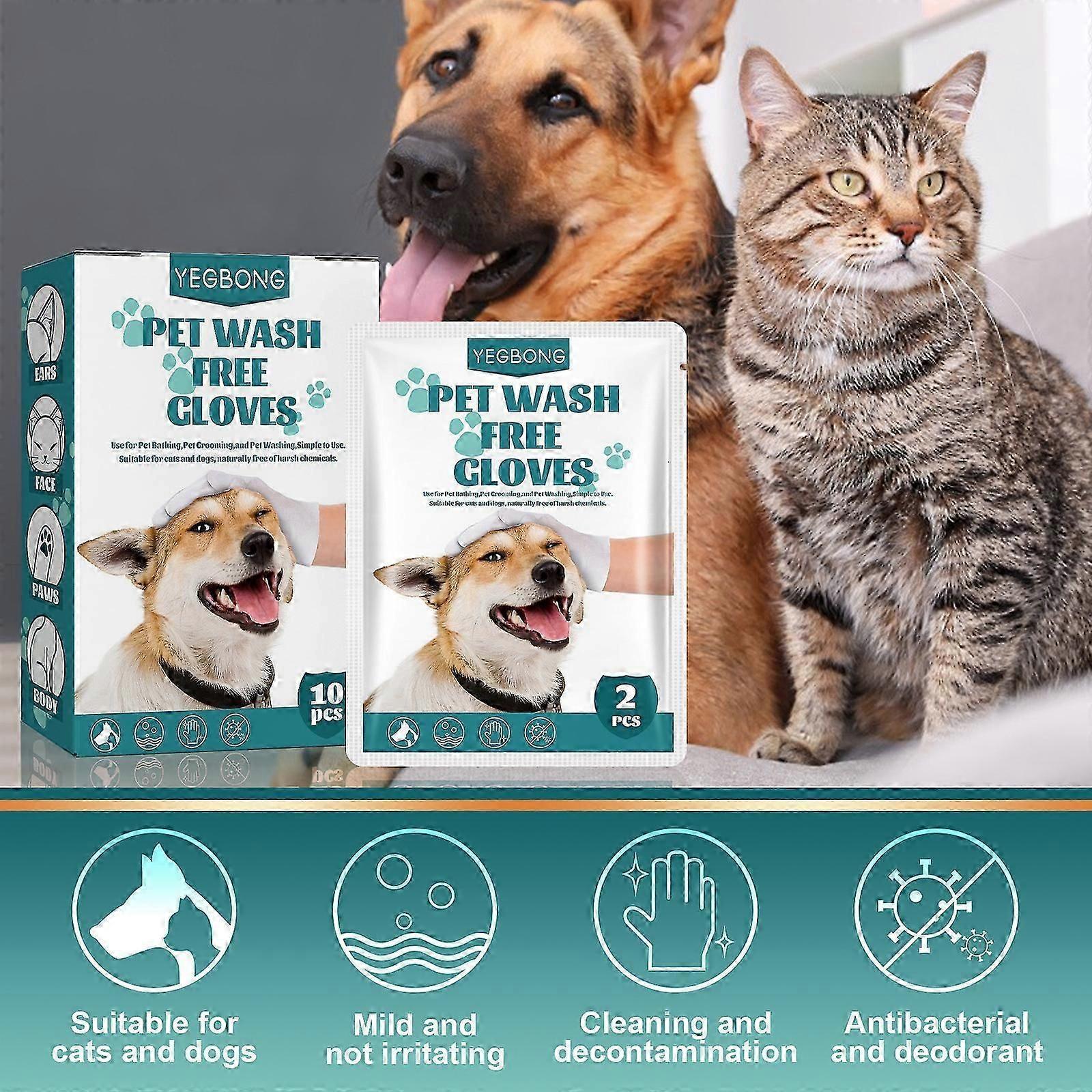 Disposable Pet Bathing Gloves