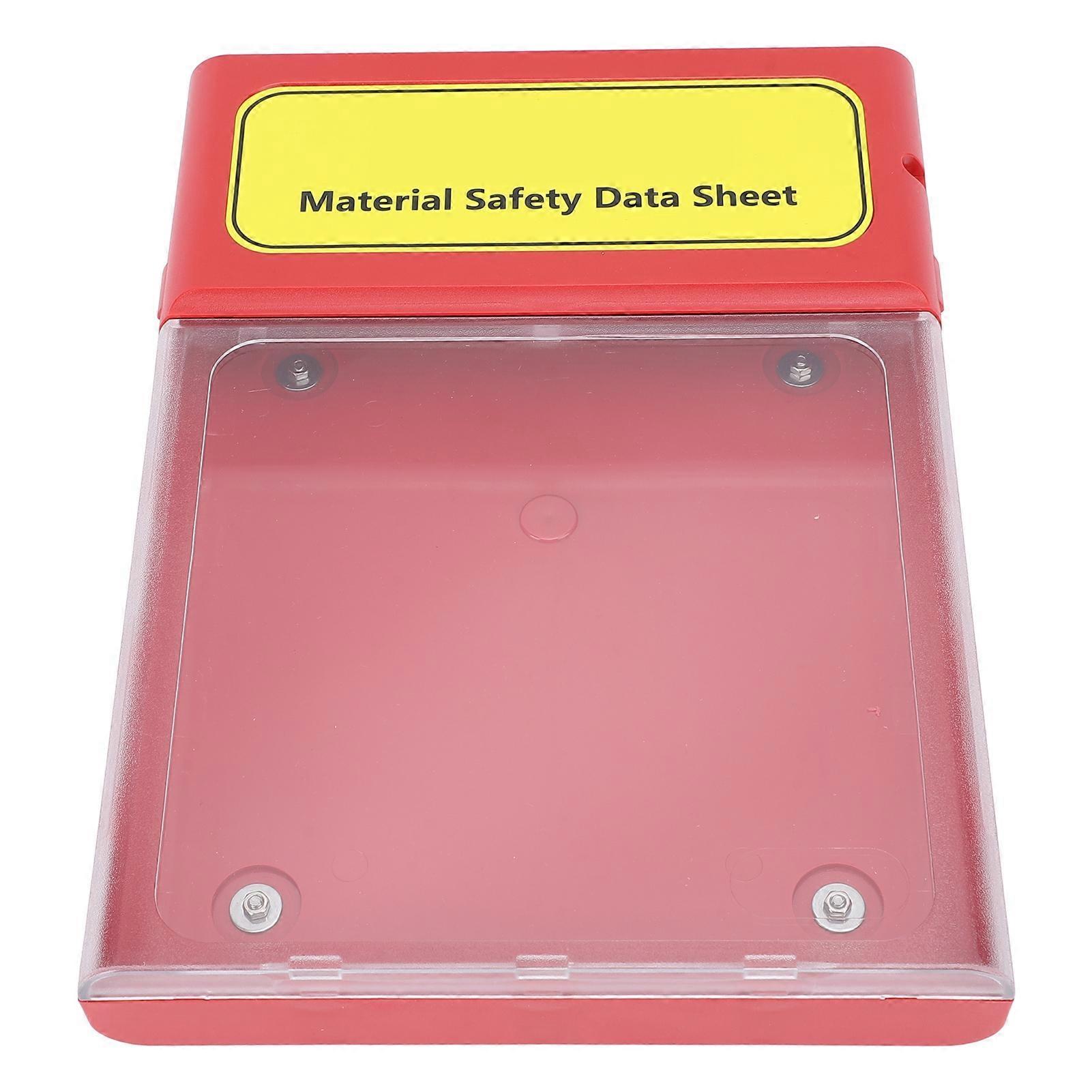 MSDS Visual Box Integrated Magnetic Locking Water Proof Protective MSDS Storage Cabinet