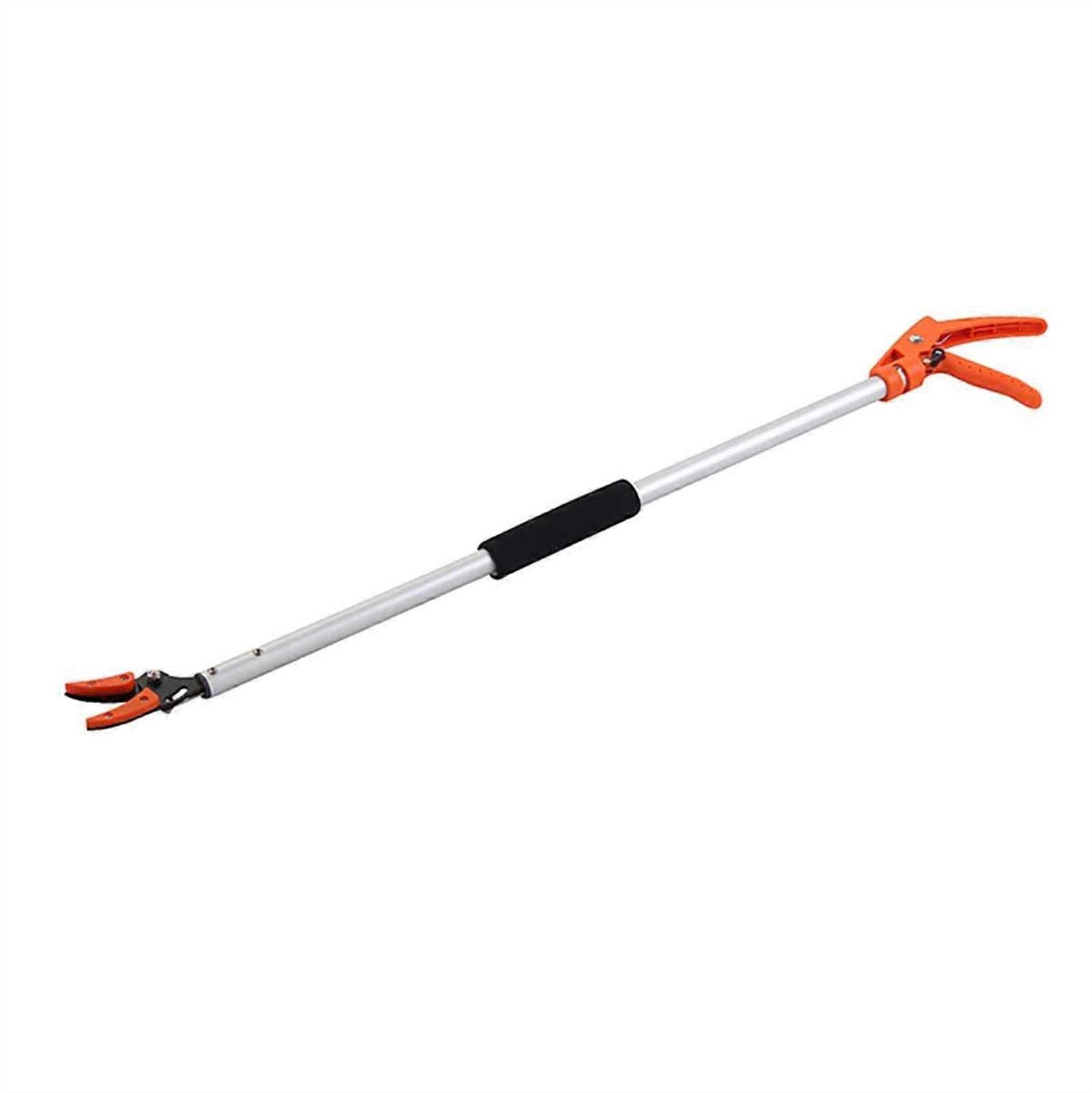 Long Reach Pruner 0.61M Extra Long Handle Pruning Shears with Cut and Hold Function for Tree Trimming