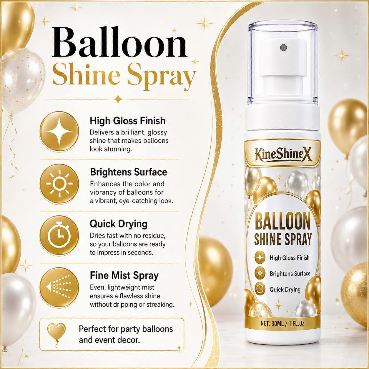 Wedding Balloon Decor Balloon Care Spray