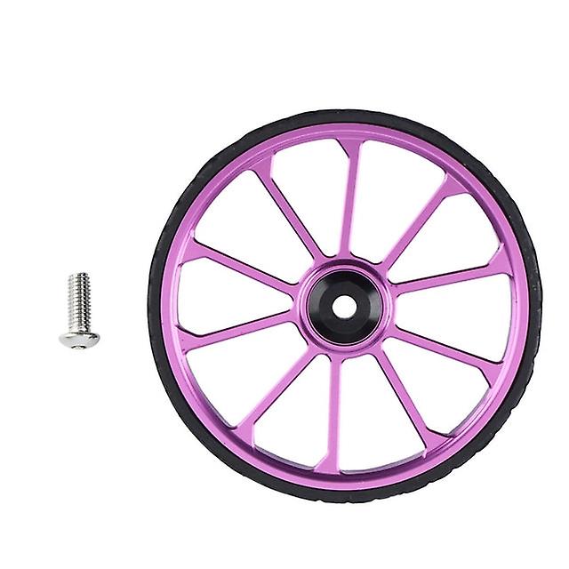 Sammenleggbar sykkel Enkelt Hjul For Brompton / Birdy Aluminium Legering Cnc Easywheel Ultralett Forseglet Lager Push Hjul