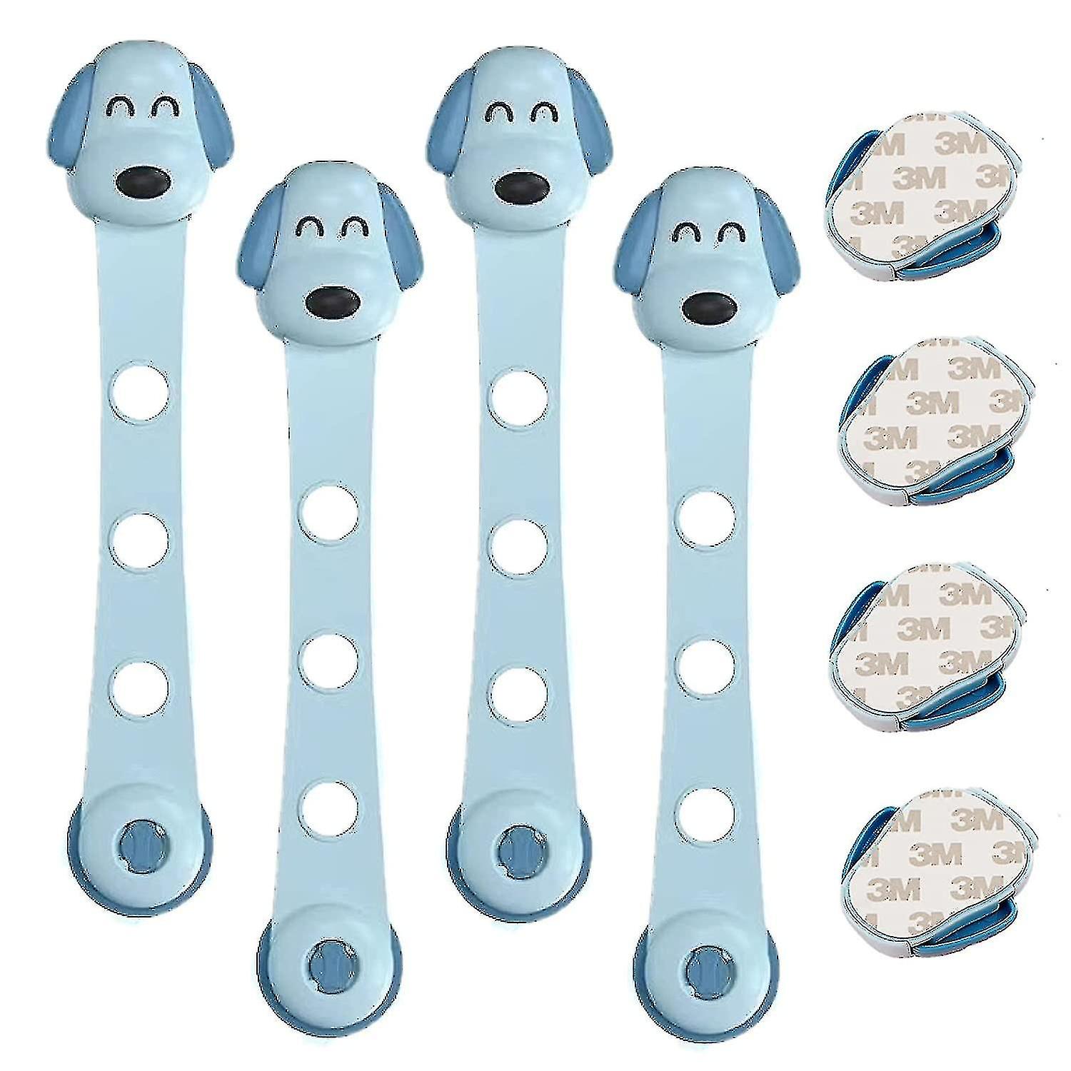 4pcs Baby Proofing Cabinets Locks