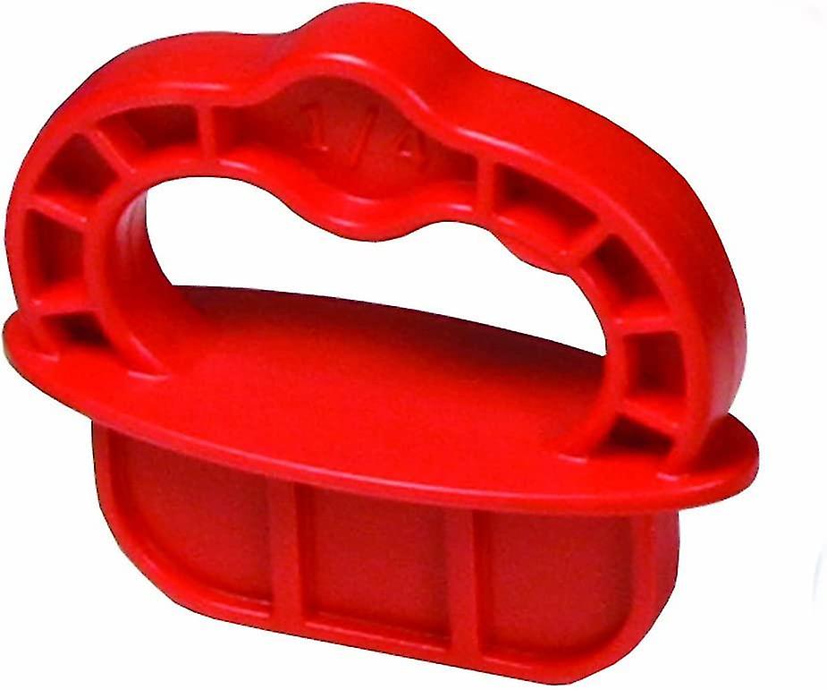 Deck Jig Spacer Rings 1/4-inch, (red)(1pcs) -e