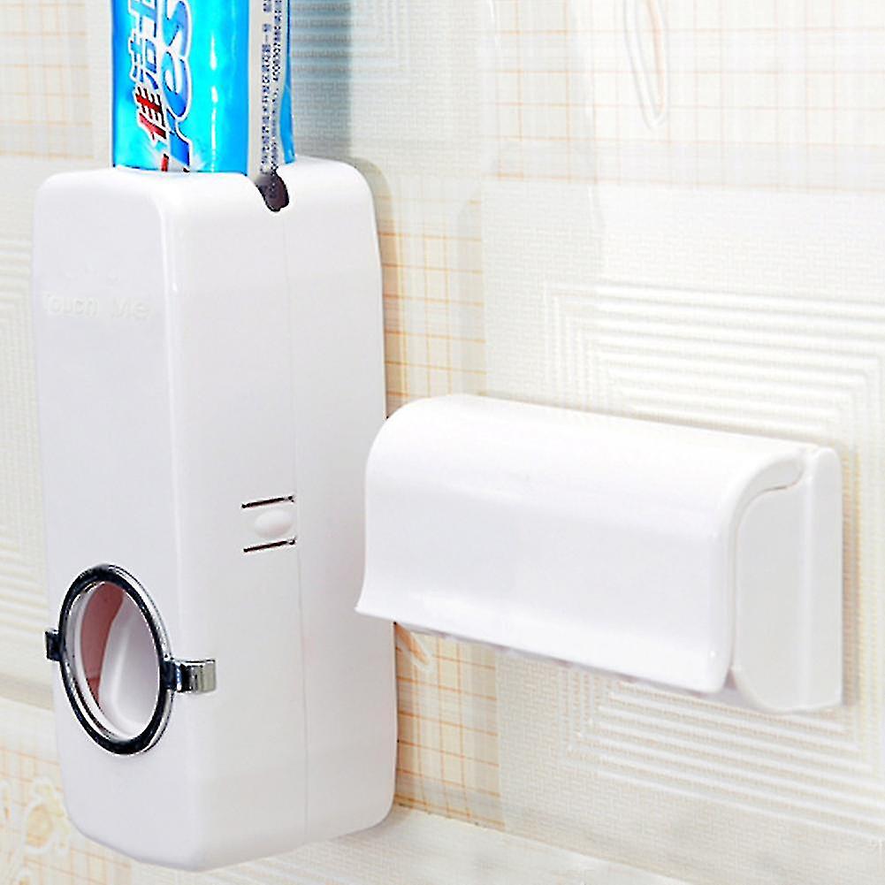 Automatic Toothpaste Dispenser And Brush Holder
