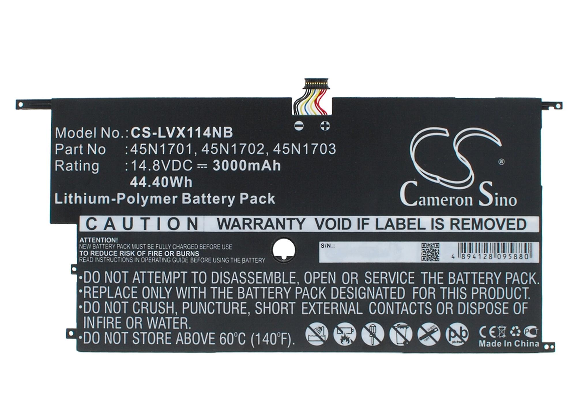Battery for Lenovo 20A7 20A8 Carbon X1 00HW002 00HW003 45N1701 45N1703 45N1700