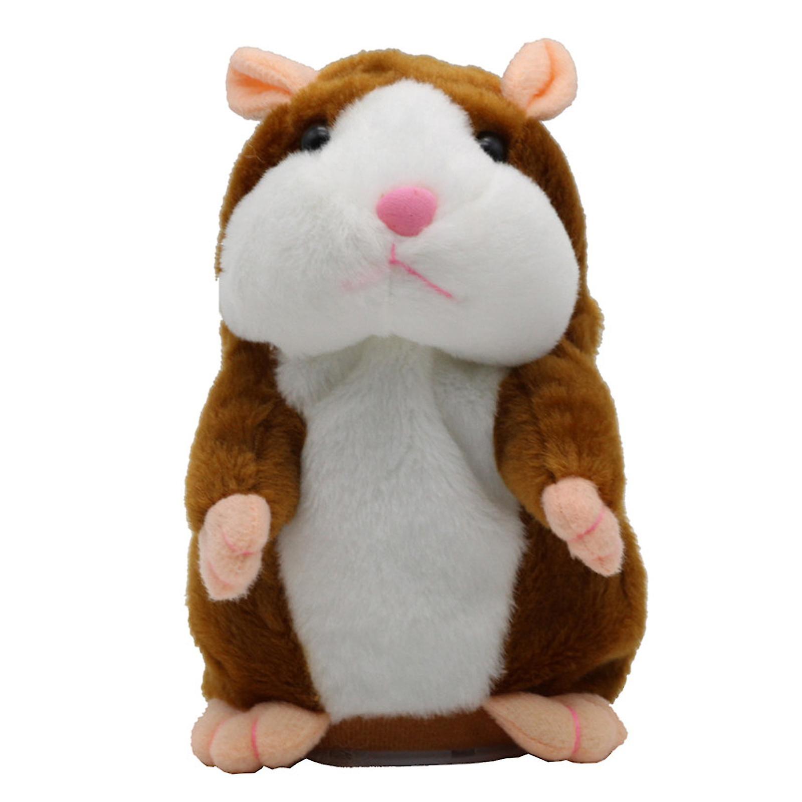 Talking Toy Hamster Imitating Talking Plush Toy Repeating Plush Animal Cute Pet