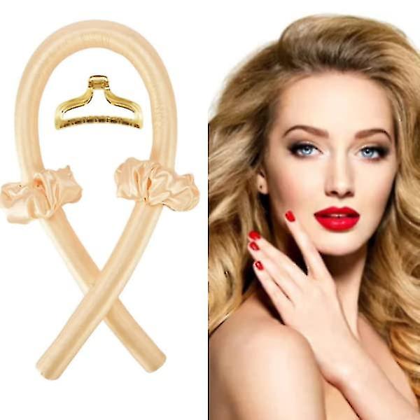 Heatless Curling Rod Headband,no Heat Curlers Hair Rollers To Sleep In Curl Ribbon, Wave Formers Overnight With Scrunchies Hair Clips For Long Medium
