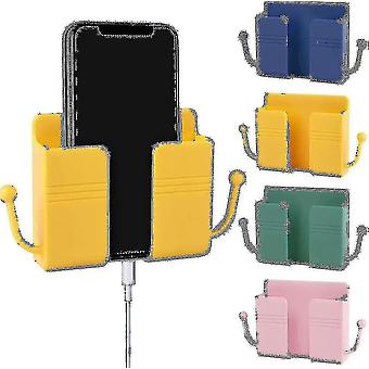 4pcs Wall Phone Holder Self-adhesive, Wall Mount Phone Holder With