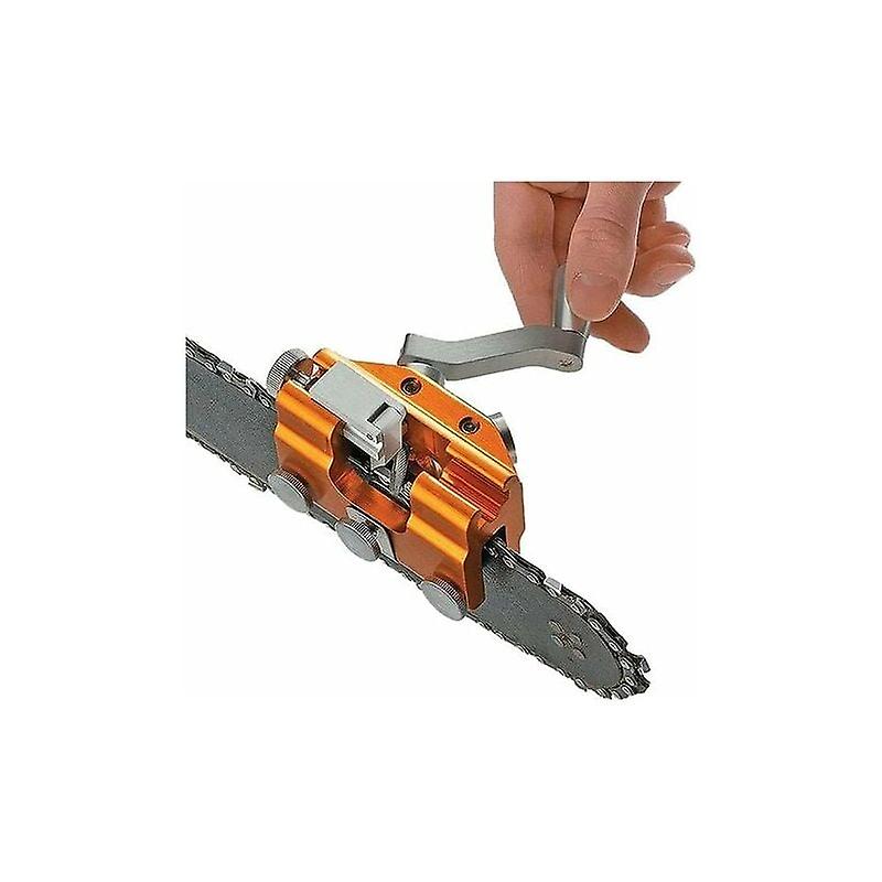 Chainsaw Chain Sharpening Jig, Tooth Sharpener Chainsaw Sharpening Kit Aluminum Alloy Chainsaw Sharpening Set