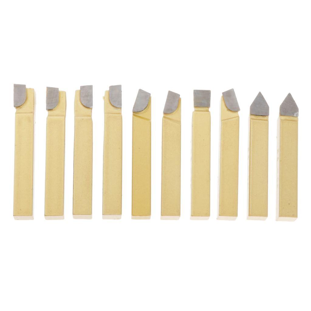 Carbide Tip Tipped Bit Set Brazed Tools for CNC Lathe Welding Turning Tool D