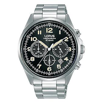 Lorus sport mann Analog menn kvarts ur med rustfritt stål armbånd RT303KX9