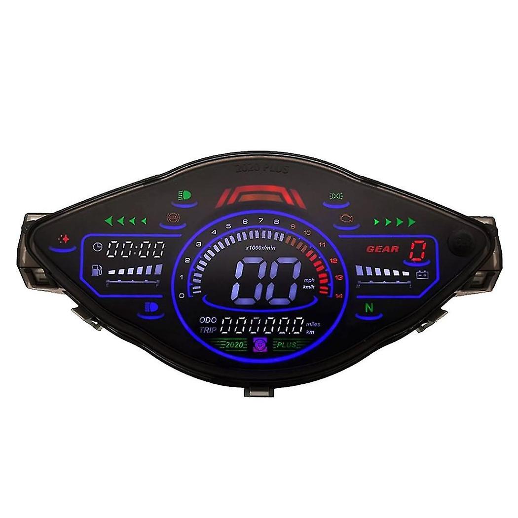 Full Led Meter Digital For Wave100 Wave 100r Wave110 Wave110r Speed Meter Odometer