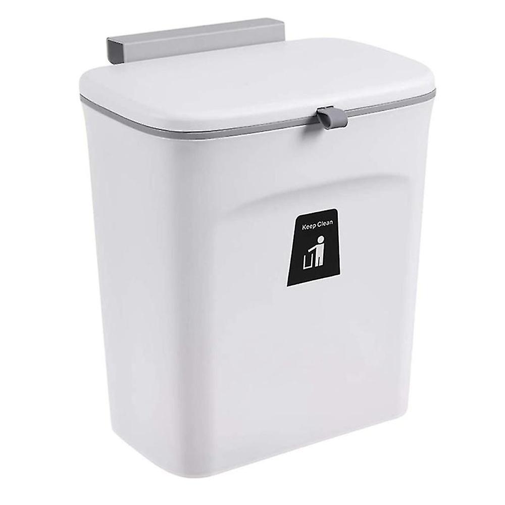 Kitchen Compost Bin For Counter Top Or Under Sink, Hanging Small Trash Can With Lid,mountable Indoo