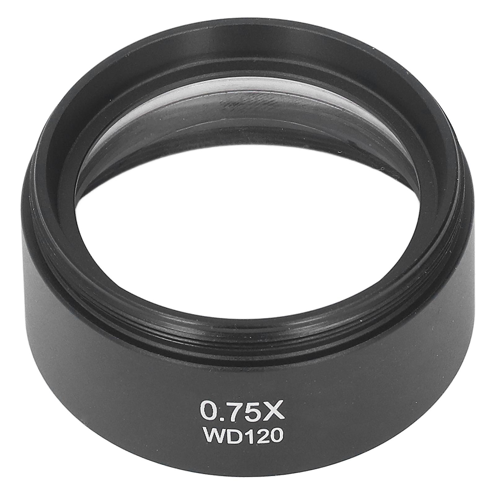Microscope Lens 0.75X 120mm Barlow Eyepiece M48 Interface Accessory for Replacement